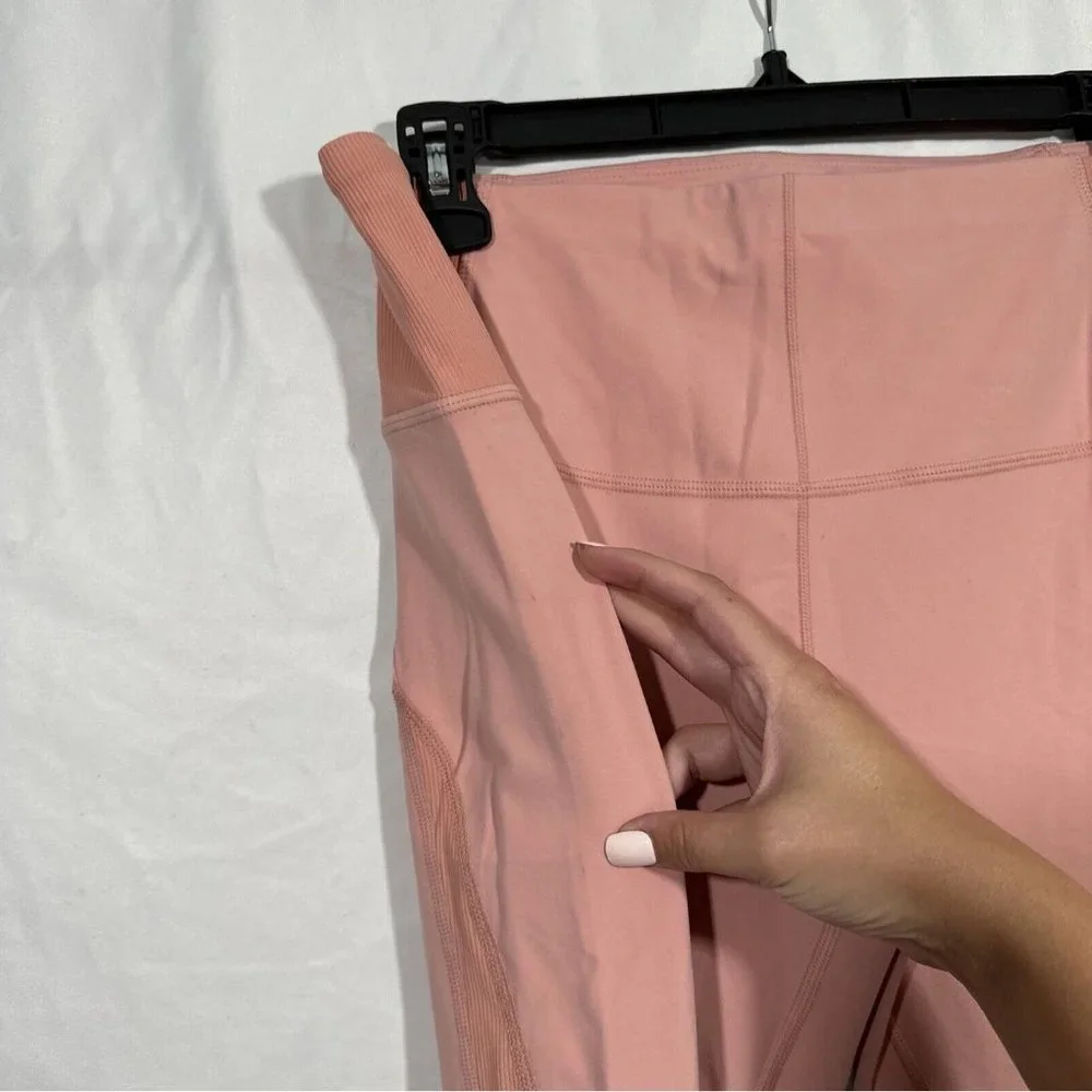 Sweaty Betty‎ [ XL 12 ] Super Soft Flow Yoga 7/8 Leggings in Bloom Pink